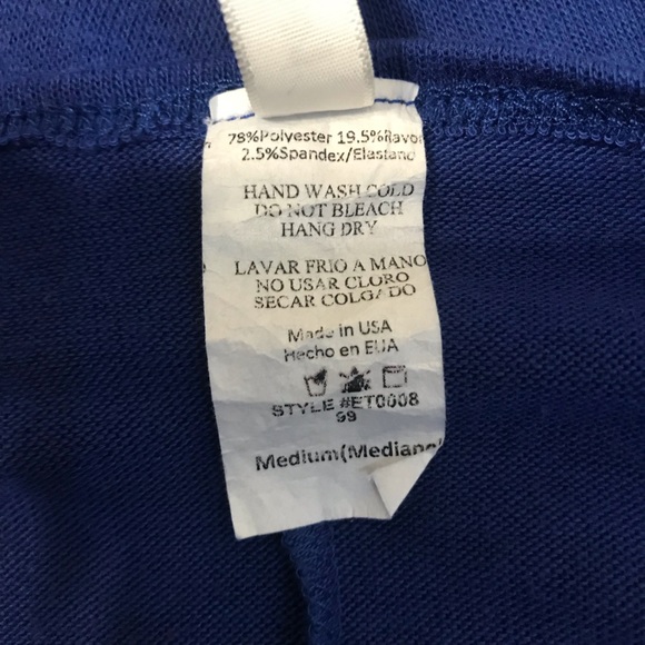 Leggings Queen USA blue long sleeve shirt dress size medium - Picture 5 of 9